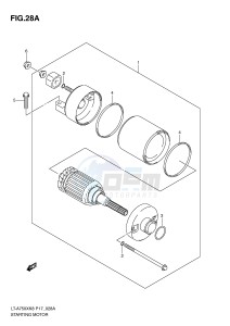 LT-A750X (P17) drawing STARTING MOTOR (LT-A750XL0)