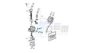 GPR REPLICA PESEK - 50 CC EU2 drawing CARBURETOR