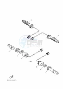 YZF320-A YZF-R3 (B2X3) drawing FLASHER LIGHT