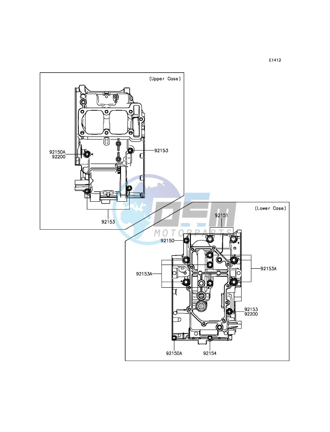 Crankcase Bolt Pattern