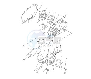 XP T-MAX ABS SV 500 drawing CRANKCASE COVER 1