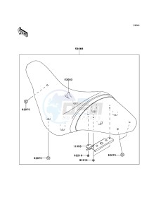 VN1700_VOYAGER_CUSTOM_ABS VN1700KCF GB XX (EU ME A(FRICA) drawing Seat