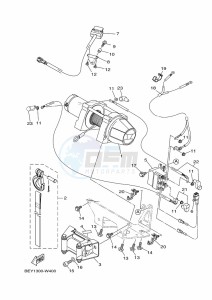 YFM450FWBD KODIAK 450 EPS (BEY3) drawing WINCH