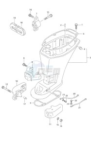 DF 9.9 drawing Driveshaft Housing