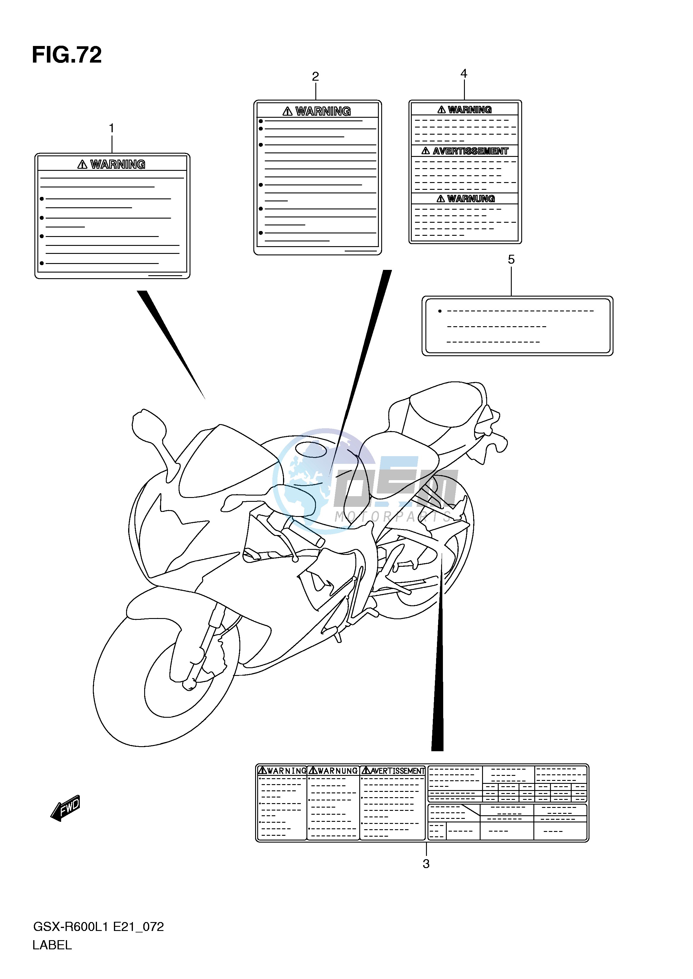 LABEL (GSX-R600L1 E24)