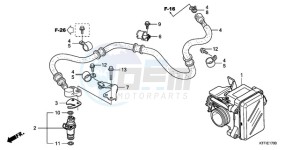 SH1259 E / 3E drawing THROTTLE BODY