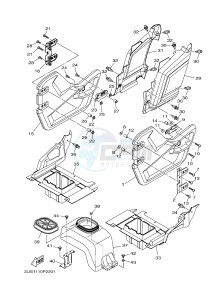 YXC700E VIKING VI EPS (2US9) drawing SIDE COVER