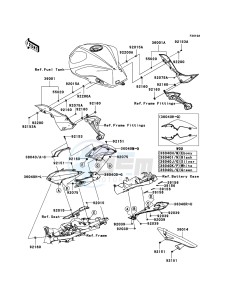 Z1000 ZR1000B8F FR GB XX (EU ME A(FRICA) drawing Side Covers/Chain Cover