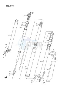 RM125 (E3) drawing FRONT DAMPER (MODEL S)