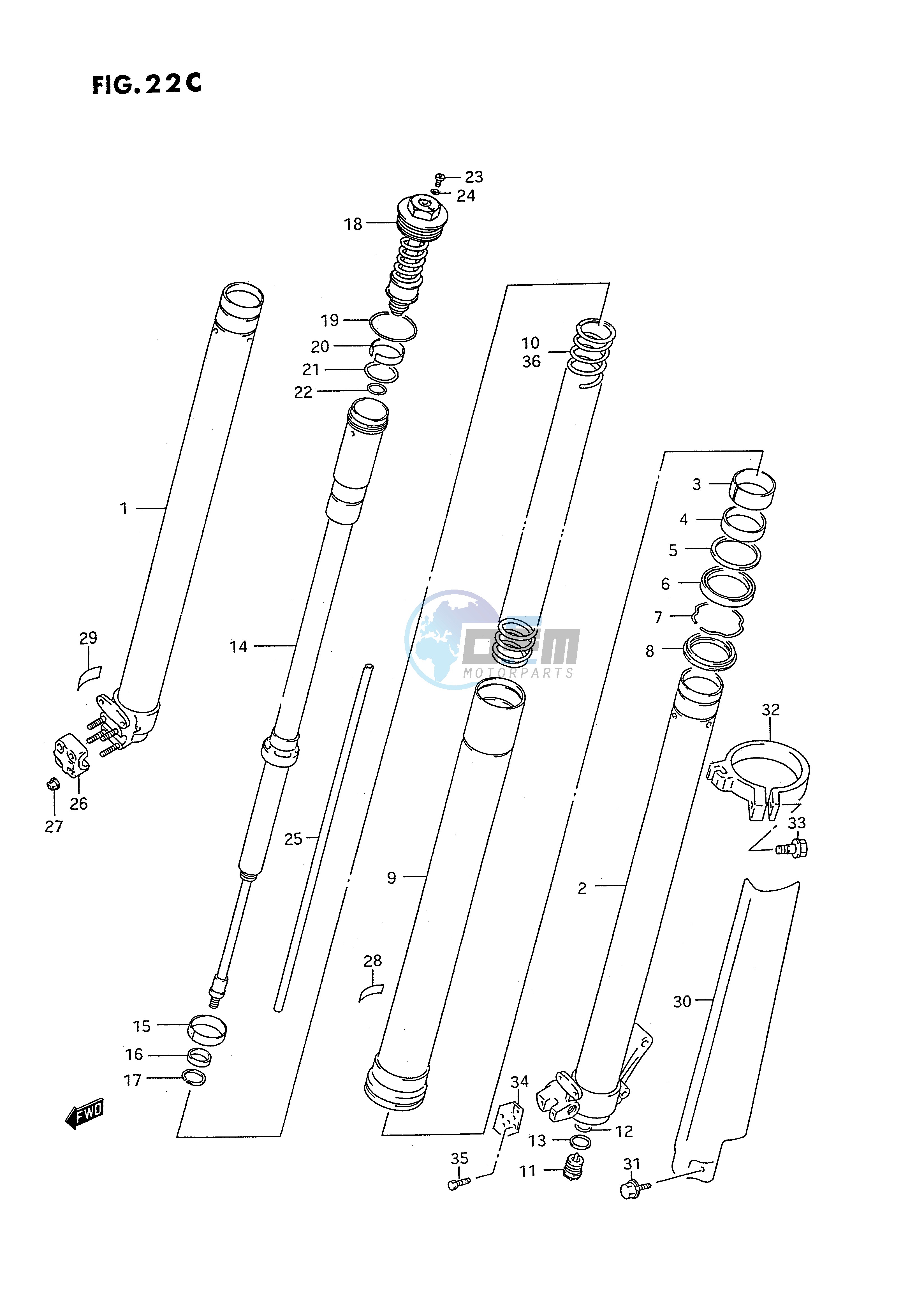 FRONT DAMPER (MODEL S)