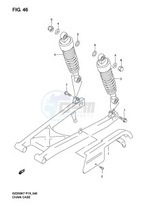 GZ250 (P19) drawing CHAIN CASE