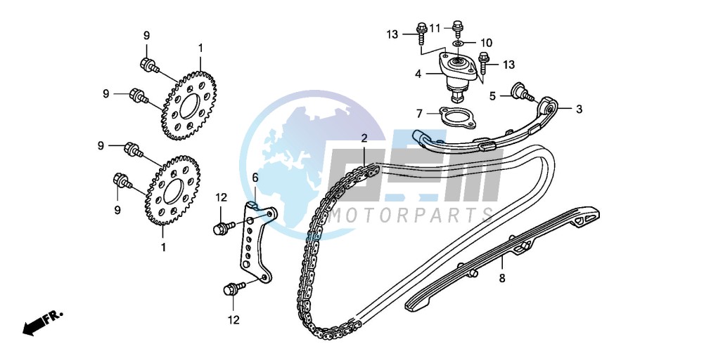 CAM CHAIN/TENSIONER