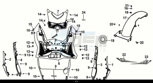 JET 14 125 LC ABS (E5) (XC12WZ-EU) (M1) drawing FLOOR PANEL - CENTER COVER