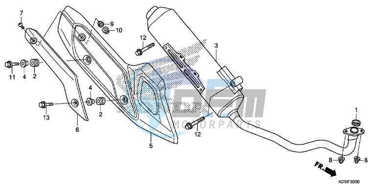 EXHAUST MUFFLER