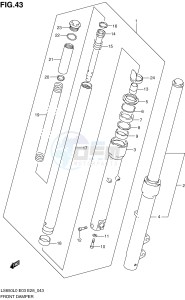 LS650 (E3-E28) SAVAGE drawing FRONT DAMPER