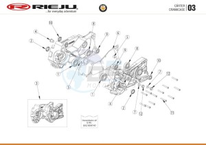 BYE-BIKE-WHITE drawing CRANKCASE