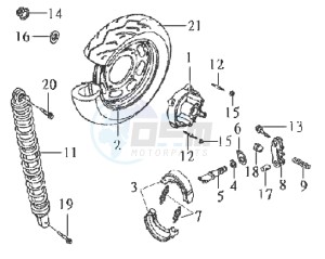 DD50 drawing REAR WHEEL