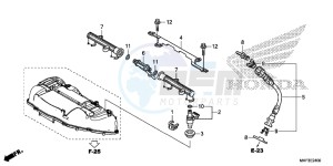 CBR1000S1 2ED - (2ED) drawing FUEL INJECTOR