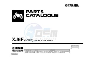 XJ6F 600 DIVERSION F (1CWG) drawing .1-Front-Page