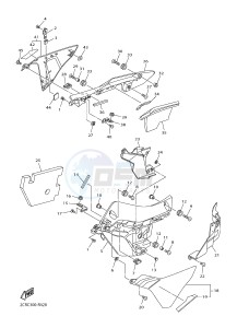 YZF-R1 998 R1 (2CRC 2CRD) drawing COWLING 3