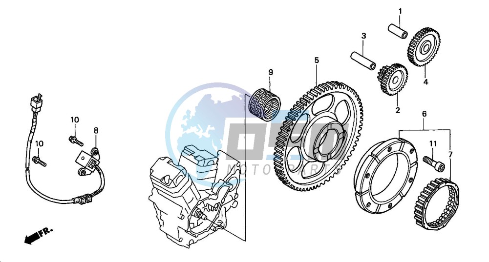 PULSE GENERATOR/ STARTING CLUTCH