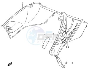 LT-Z400 (E19) drawing SIDE COVER (MODEL K4)