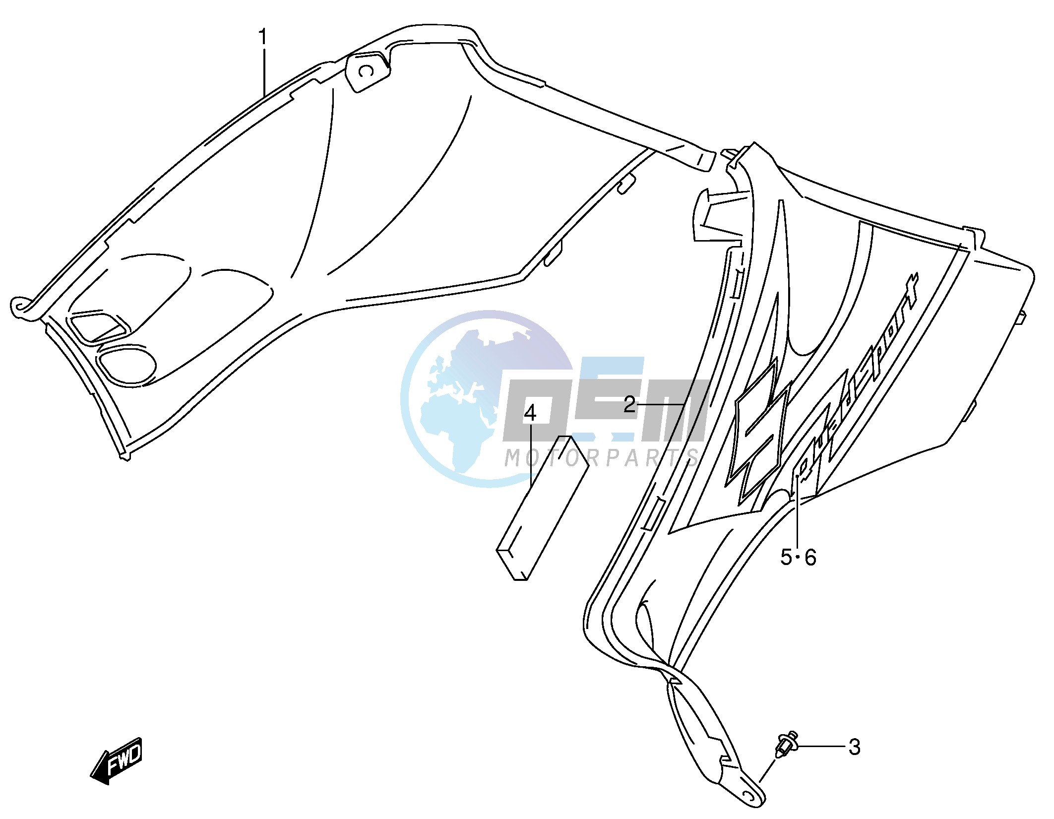 SIDE COVER (MODEL K4)