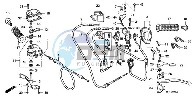 HANDLE LEVER/SWITCH/CABLE