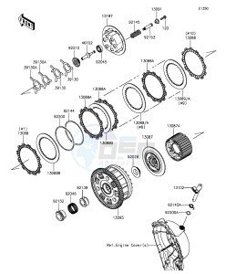 NINJA ZX-10R ABS ZX1000SGFB XX (EU ME A(FRICA) drawing Clutch