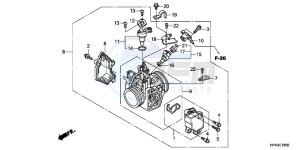 TRX420FMC drawing THROTTLE BODY