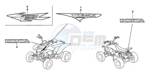 TRX400EX SPORTRAX 400 EX drawing MARK (TRX400EX5,6)