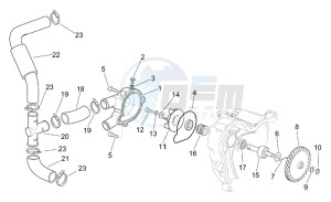 RS 250 drawing Water pump