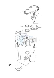 DF 250 drawing Oil Pump