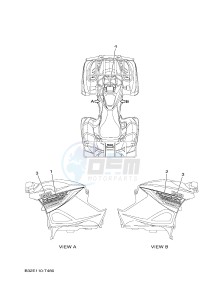 YFM700FWBD YFM70KPXJ KODIAK 700 EPS (B32G) drawing GRAPHICS