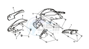 HD 125 EVO drawing HEAD LIGHTCOWLING / INDICATORS