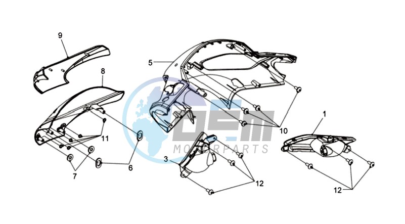 HEAD LIGHTCOWLING / INDICATORS