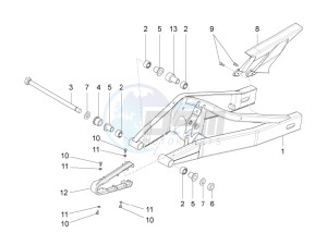 RS 125 4T E4 ABS (EMEA) drawing Swing arm