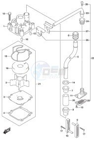 DF 140A drawing Water Pump