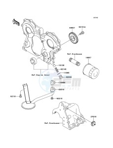 MULE 3010 DIESEL 4x4 KAF950B6F EU drawing Oil Pump