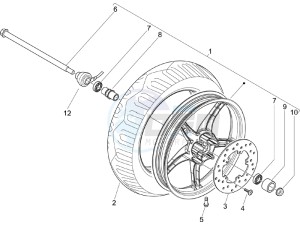 Liberty 50 4t Sport drawing Front wheel