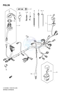 LT-Z400 (E28-E33) drawing WIRING HARNESS (LT-Z400L1 E28)