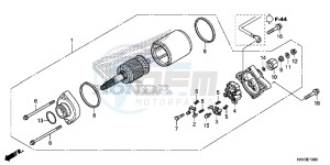 TRX500FM2E TRX500FM2 U drawing STARTER MOTOR