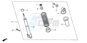 QR50 drawing REAR CUSHION