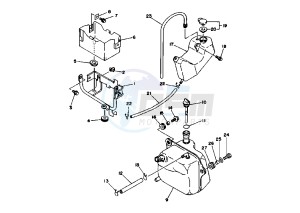 TDM 850 drawing OIL TANK