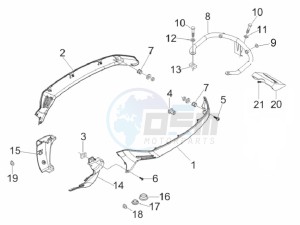 LX 125 4T E3 Vietnam drawing Side cover - Spoiler