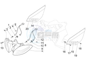 Nexus 250 e3 drawing Head lamp - Turn signal lamps