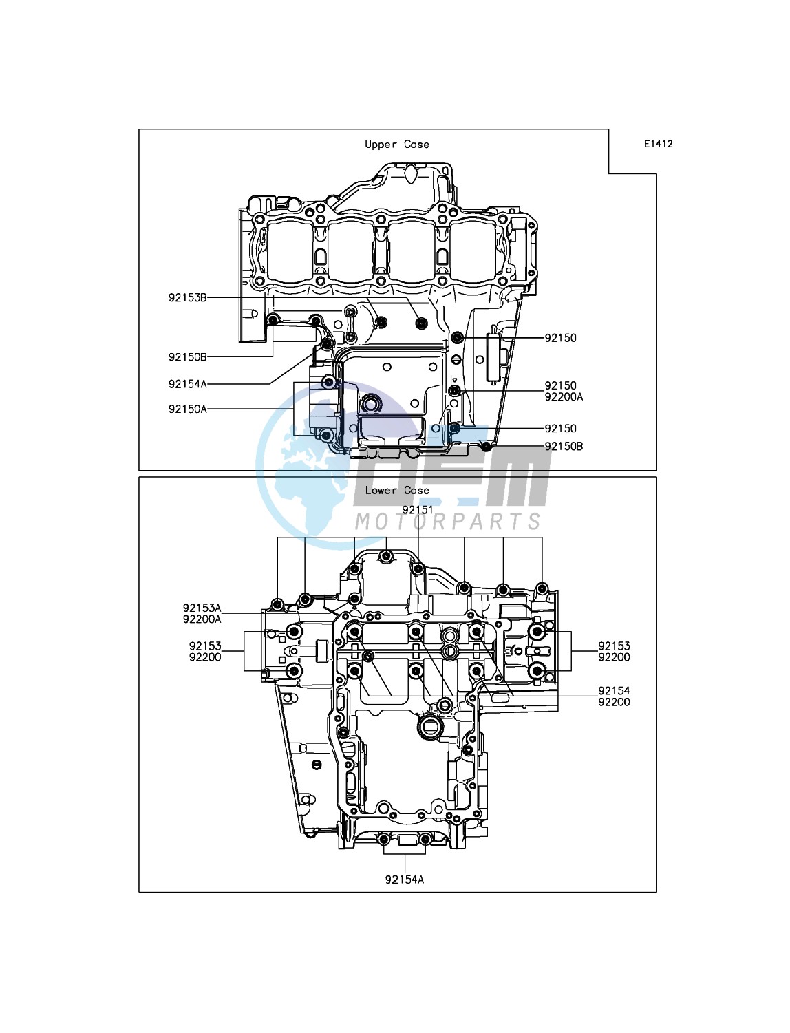 Crankcase Bolt Pattern