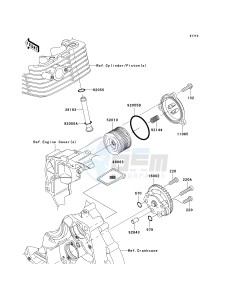 KLX 140 B (KLX140L MONSTER ENERGY) (B8F-B9FA) B9F drawing OIL PUMP