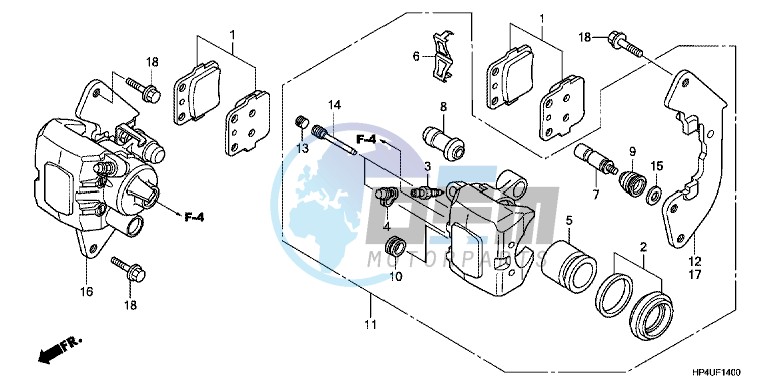 FRONT BRAKE CALIPER