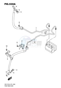 GSX-S125 MLX drawing FRONT BRAKE HOSE